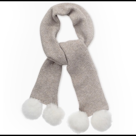 UGG Accessories - NWT UGG Quatro Pom Cashmere Scarf